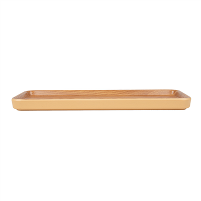 PLATEAUX RECTANGULAIRES 'ASAMI WARE' 28,5x12x2 CM COMPARAISON BOIS MÉLAMINE (4 UNITÉS)