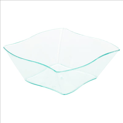 MISES EN BOUCHE RÉUTILISABLES "ÉTOILE" 9x9x3,5 CM VERT D'EAU PS (600 UNITÉS)