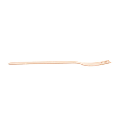 FOURCHETTES 14 CM NATUREL BOIS (100 UNITÉS)