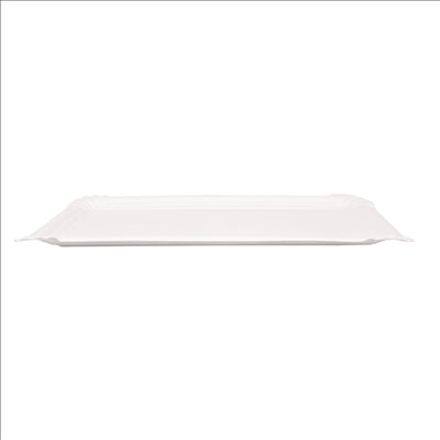 PLATEAUX PÂTISSERIE - PETITS 340 G/M2 23x17 CM BLANC CARTON (250 UNITÉS)