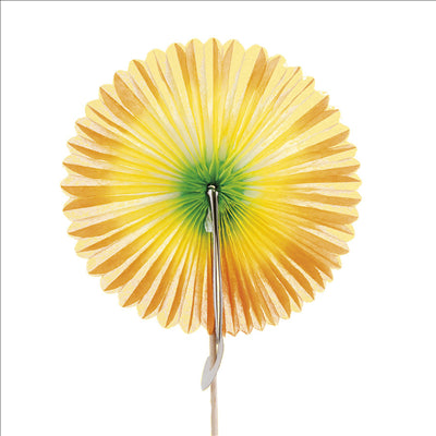 DÉCORS POUR GLACES "EVENTAILS CHINOIS" Ø7x7 CM ASSORTI PAPIER (144 UNITÉS)