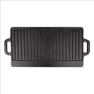 PLAQUE À GRILLER 50,5/42x23x1 CM NOIR FER (1 UNITÉ)