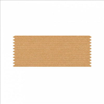 ÉTIQUETTES ADHESIVES BANDE 2,4x6 CM NATUREL KRAFT (3000 UNITÉS)