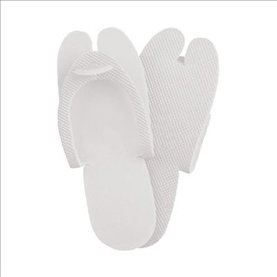 CHAUSSONS 'EVA' 28,5x11 CM BLANC PLASTIQUE (200 UNITÉS)