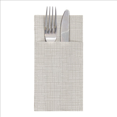 SERVIETTES KANGOUROU 'DRY COTTON' 55 G/M2 40x40 CM GRIS AIRLAID (700 UNITÉS)