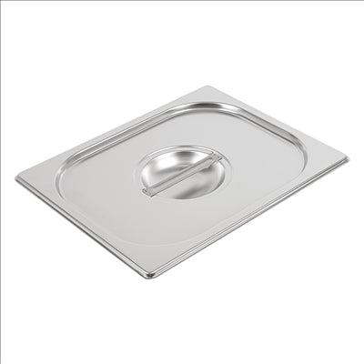 COUVERCLE 1/2 POUR RÉFÉRENCE 181.67/68 32,3x26,5 CM ARGENTE INOX (1 UNITÉ)