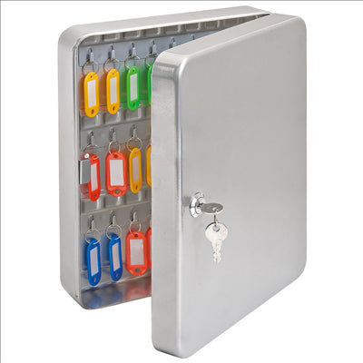 ARMOIRE 45 CLÉS 30x24x8 CM GRIS METAL (1 UNITÉ)