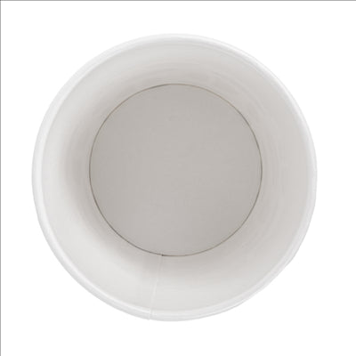 GOBELETS BOISSONS CHAUDES 1 PAROI 'JAVA' 180 ML 260 + 18 PE G/M2 Ø7,2/5,3x7,8 CM BLANC CARTON (1000 UNITÉS)