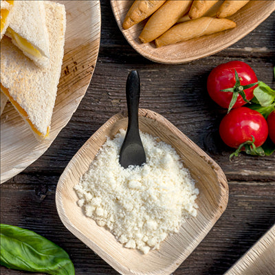 MINI CUILLÈRES 9 CM NOIR BAMBOU (50 UNITÉS)