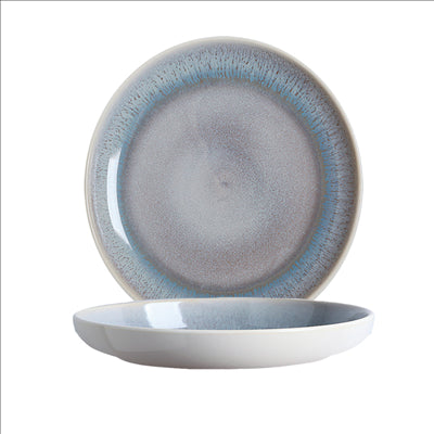 ASSIETTES PLATES 'FALL' 'AKALA' Ø 26,7x2,7 CM PERLE PORCELAINE (4 UNITÉS)