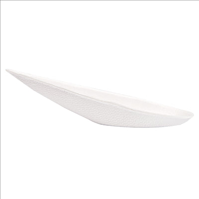 RÉCIPIENT À CUILLÈRE 'BIONIC' 10,5x3,6x2,7 CM BLANC BAGASSE (1000 UNITÉS)