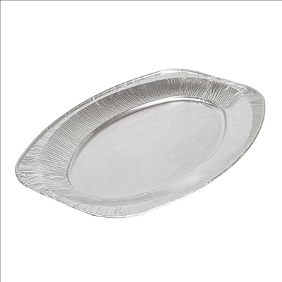 PLATEAUX OVALES 43x28,6x2,5 CM ALUMINIUM (120 UNITÉS)