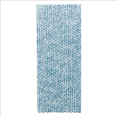 SERVIETTES P.1/8 SLIM PLUS 'LIKE LINEN - KEIKO' 70 G/M2 39x50 CM BLEU INDIGO SPUNLACE (600 UNITÉS)