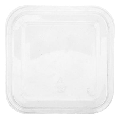 COUVERCLES POUR RÉF. 212.84 'BIONIC' 10x10x2 CM TRANSPARENT PET (1000 UNITÉS)