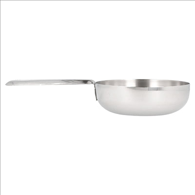MINI POÊLE 'ARTINOX' Ø 11,5x3,5 CM ARGENTE INOX (12 UNITÉS)