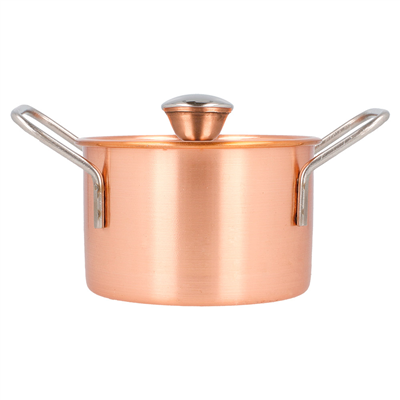 MINI SAUTOIRS 'ARTINOX' Ø 9x6 CM CUIVRE INOX (6 UNITÉS)