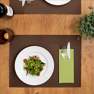 SETS DE TABLE 48 G/M2 31x43 CM CHOCOLAT CELLULOSE (2000 UNITÉS)