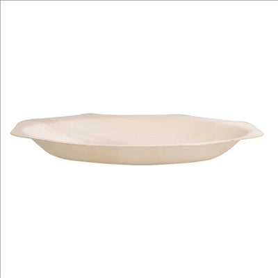 PLATEAUX OCTOGONALES 'WOOD' 20x13x2,5 CM NATUREL BOIS (200 UNITÉS)