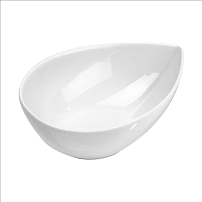 MINI RÉCIPIENTS "LARME" Ø 10x7,2x4,1 CM BLANC PORCELAINE (12 UNITÉS)