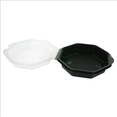 RÉCIPIENTS 443 ML 16x16x6 CM NOIR PS (405 UNITÉS)