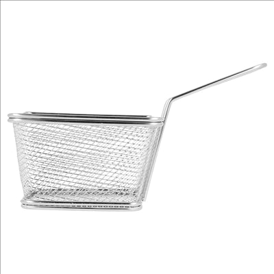 MINI FRITEUSES 2 PORTIONS 'ARTINOX' 12,5x10x7,5 CM CHROME ACIER (6 UNITÉS)