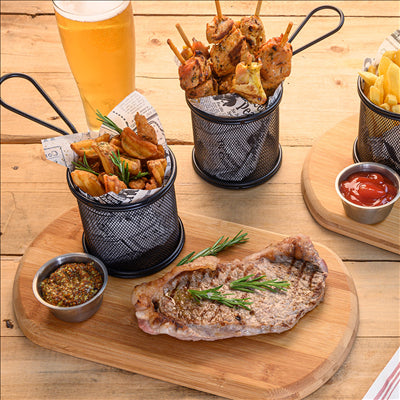 PLANCHE OVALE 17x30x1,5 CM BAMBOU (1 UNITÉ)