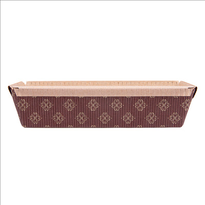 MOULES CUISSON PATISSERIE LAMINES  170 G/M2 16,5x6,5x5 CM MARRON CELLULOSE (1000 UNITÉS)
