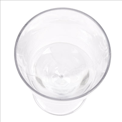 VERRES À PIED À EAU 340 ML Ø 7,9/7,7x18,3 CM TRANSPARENT POLYCARBONATE (12 UNITÉS)