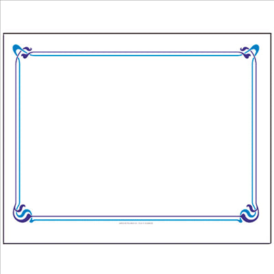 SETS DE TABLE BLEU CIEL & CÉLESTE 'MAXIM' 48 G/M2 31x43 CM BLANC CELLULOSE (2000 UNITÉS)