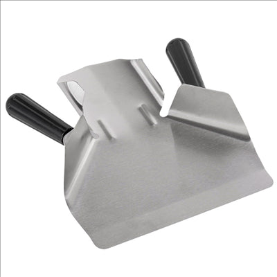 PELLE À FRITES, 2 POIGNÉES 20x5x22,5 CM ARGENTE INOX (1 UNITÉ)