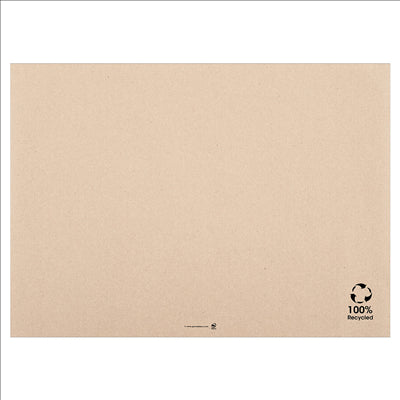 SETS DE TABLE - RECYCLÉS 48 G/M2 31x43 CM NATUREL PAPIER (2000 UNITÉS)