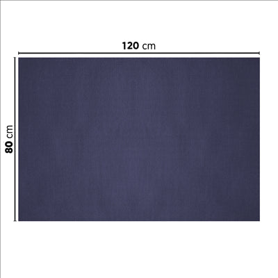 NAPPES PLIAGE M 48 G/M2 80x120 CM BLEU MARINE CELLULOSE (200 UNITÉS)