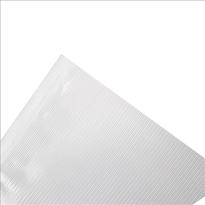 POCHES GAUFRÉES EMBALLAGE SOUS VIDE 180 G/M2 90µ 20x30 CM TRANSPARENT PA/PE (100 UNITÉS)