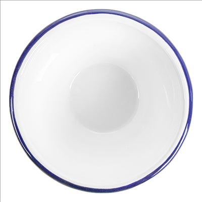 BOLS 'ENAMELWARE' 470 ML Ø 14x7 CM BLANC ACIER ÉMAILLÉ (6 UNITÉS)