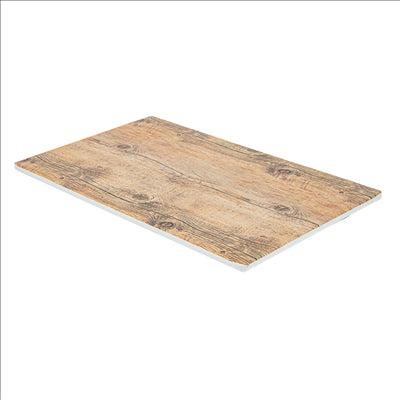 PLATEAUX GN 1/4 'ASAMI WARE' 26,1x15,8x0,4 CM COMPARAISON BOIS MÉLAMINE (6 UNITÉS)