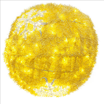 BOULE GÉANTE 300 LEDS Ø 100 CM OR (1 UNITÉ)
