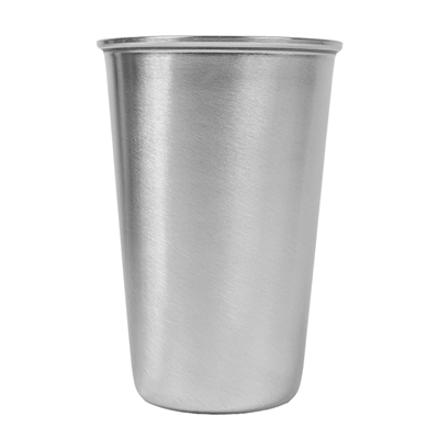 GOBELETS 'ARTINOX' 350 ML Ø 8x11 CM ARGENTE INOX (12 UNITÉS)