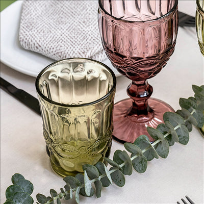 GOBELETS VINTAGE 'WAKI GLASS' 250 ML Ø8x10 CM VERT VERRE (6 UNITÉS)