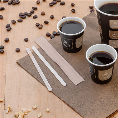 AGITATEURS À CAFÉ SOUS SACHET KRAFT 0,5x11,4x0,15 CM NATUREL BOIS (1000 UNITÉS)