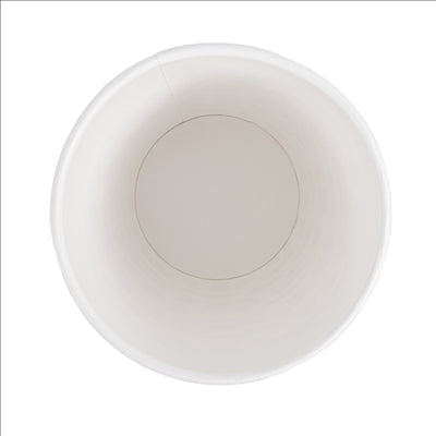 GOBELETS BOISSONS CHAUDES 1 PAROI 'JAVA' 480 ML 300 + 18 PE G/M2 Ø9/6x13,2 CM BLANC CARTON (1000 UNITÉS)