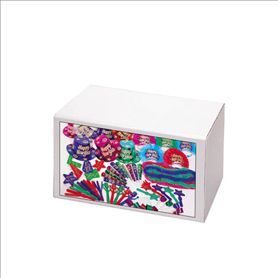COTILLON 50 PERSONNES "HAPPY" 56,5x39x33,8 CM ASSORTI (1 UNITÉ)