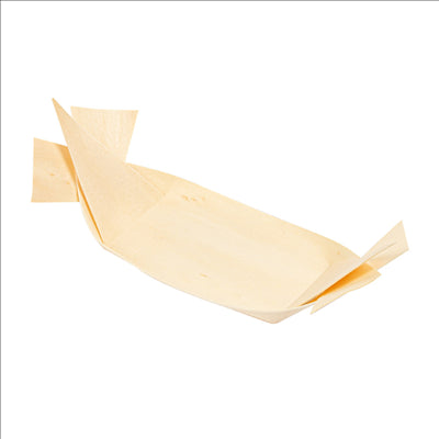 MINI RÉCIPIENTS POUR MISE EN BOUCHE 16,5x5,5x0,8 CM NATUREL BOIS (200 UNITÉS)