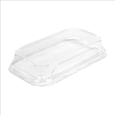 COUVERCLES POUR RÉCIPIENTS 268.82/83  16x9,1x3,2 CM TRANSPARENT PET (800 UNITÉS)