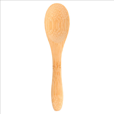 MINI CUILLÈRES 9 CM BAMBOU (50 UNITÉS)