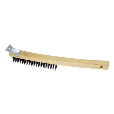BROSSE AVEC RACLETTE 35,5x2,5x4,8 CM FIL METALLIQUE (1 UNITÉ)