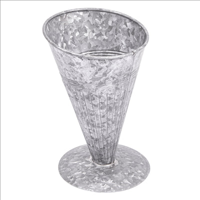 GOBELETS POUR FRITURES 200 + 25PE G/M2 Ø12x17,5 CM METAL ACIER (6 UNITÉS)