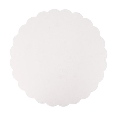 DISQUES PLATS PÂTISSERIE 420 G/M2 Ø 29 CM BLANC CARTON (250 UNITÉS)