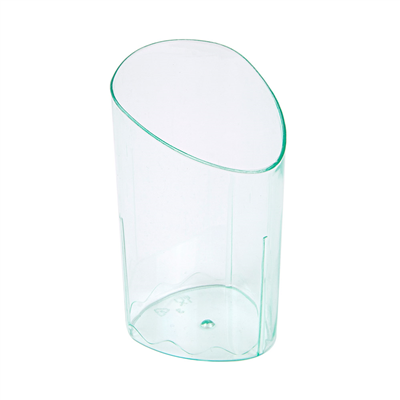 MISES EN BOUCHE RÉUTILISABLES "CYLINDRE" 4,7x4,7x8,1 CM VERT D'EAU PS (600 UNITÉS)