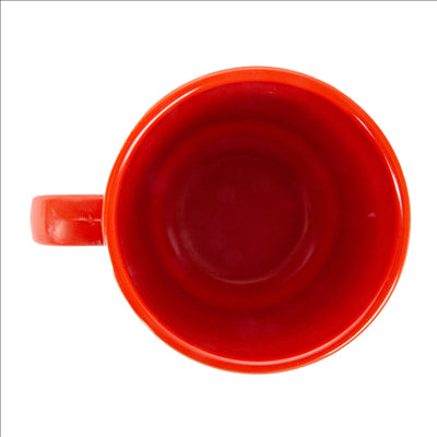 TASSES À CAFÉ 'ASAMI WARE' 240 ML Ø 8x9 CM ROUGE MÉLAMINE (12 UNITÉS)