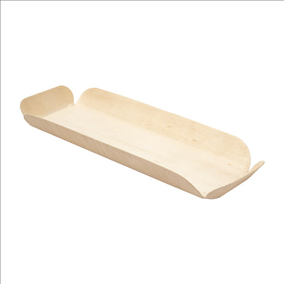 BARQUETTES RECTANGULAIRES 'WOOD' 22x8x2 CM NATUREL BOIS (200 UNITÉS)